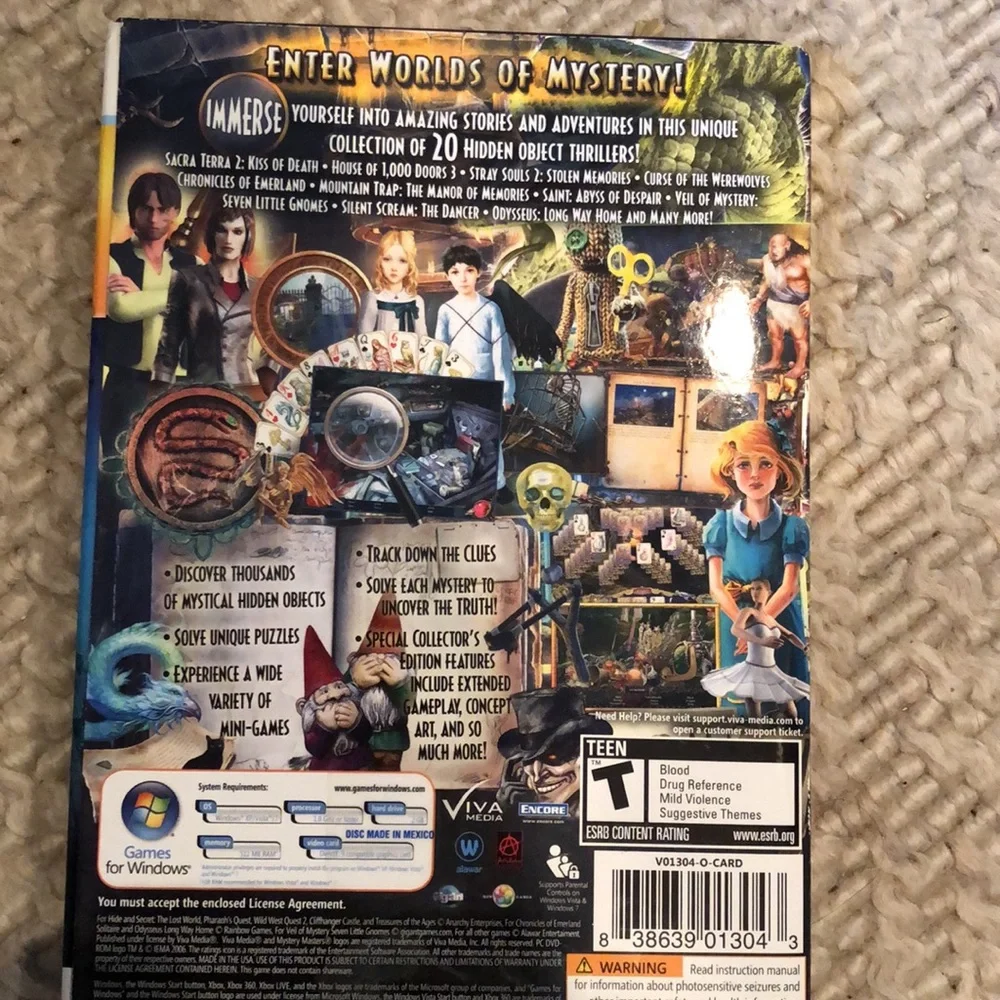 Mystery Masters Magical Realms Collection -20 complete PC games